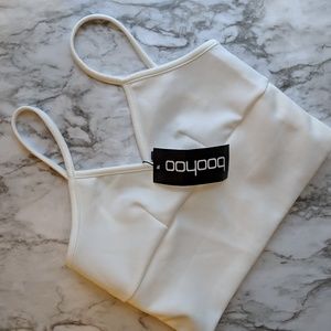 Boohoo Scuba Crop Top